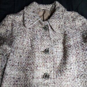 Vintage 60s Gala Forest Wool Overcoat Pea Coat